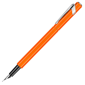Caran d'Ache Fountain Pen 849 fluo orange side